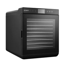 Load image into Gallery viewer, Devanti Food Dehydrators Stainless Steel Jerky Dehydrator Fruit Dryer 10 Trays

