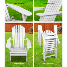 Load image into Gallery viewer, Gardeon Set of 2 Outdoor Sun Lounge Chairs Patio Furniture Lounger Beach Chair Adirondack
