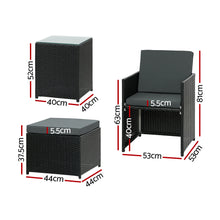 Load image into Gallery viewer, Gardeon Recliner Chairs Sun Lounge Wicker Lounger Outdoor Furniture Patio Sofa
