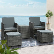 Load image into Gallery viewer, Gardeon Recliner Chairs Sun Lounge Wicker Lounger Outdoor Furniture Patio Sofa
