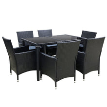 Load image into Gallery viewer, Gardeon Outdoor Furniture 7pcs Dining Set
