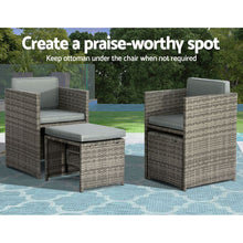 Load image into Gallery viewer, Gardeon 9 PCS Outdoor Dining Set Table Chairs Patio Lounge Setting Furniture
