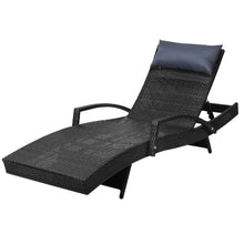 Load image into Gallery viewer, Gardeon Outdoor Sun Lounge Furniture Day Bed Wicker Pillow Sofa Set
