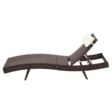 Load image into Gallery viewer, Gardeon Outdoor Sun Lounge Setting Wicker Lounger Day Bed Rattan Patio Furniture Brown
