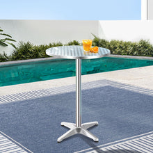 Load image into Gallery viewer, Gardeon Outdoor Bar Table Indoor Furniture Adjustable Aluminium Round 70/110cm
