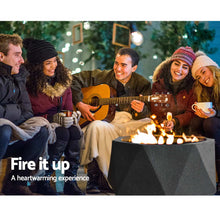 Load image into Gallery viewer, Grillz Outdoor Portable Fire Pit Bowl Wood Burning Patio Oven Heater Fireplace
