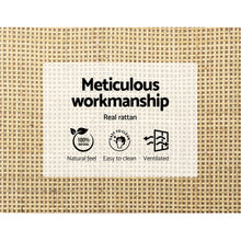 Load image into Gallery viewer, Artiss Rattan Coffee Table with Storage Drawers Shelf Modern Wooden Tables
