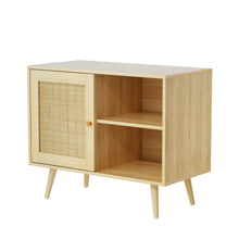 Load image into Gallery viewer, Artiss Buffet Sideboard Rattan Cabinet Storage Shelves Hallway Table Kitchen
