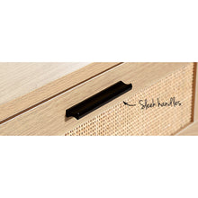 Load image into Gallery viewer, Artiss 4 Chest of Drawers Rattan Tallboy Cabinet Bedroom Clothes Storage Wood
