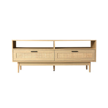 Load image into Gallery viewer, Artiss TV Cabinet Entertainment Unit TV Stand Wooden Rattan Storage Drawer 140CM
