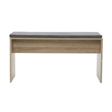 Load image into Gallery viewer, Artiss Dining Bench NATU Upholstery Seat Stool Chair Cushion Kitchen Furniture Oak 90cm

