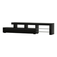 Load image into Gallery viewer, Artiss TV Cabinet Entertainment Unit Stand RGB LED Gloss Furniture 215cm Black

