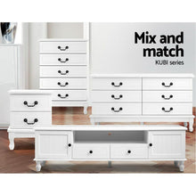 Load image into Gallery viewer, French Bedside Table 2 Drawers-Furniture-The White Mall
