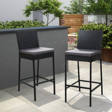 Load image into Gallery viewer, Gardeon 2 Outdoor Bar Stools - Wicker-Furniture-The White Mall
