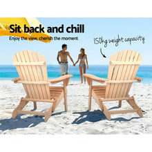 Load image into Gallery viewer, Gardeon Set of 2 Adirondack Wood Chairs-Furniture-The White Mall
