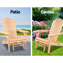 Load image into Gallery viewer, Gardeon Set of 2 Outdoor Sun Lounge Adirondack Deck Chairs-Adirondack Chair-The White Mall
