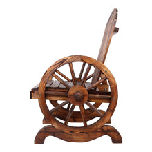 Load image into Gallery viewer, Gardeon Wagon Wheels Rocking Chair - Brown-Furniture-The White Mall
