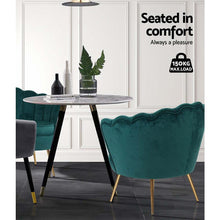 Load image into Gallery viewer, Green Luxurious Velvet Accent Armchair-Furniture-The White Mall
