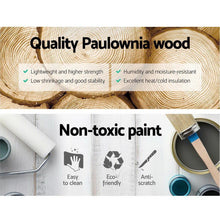 Load image into Gallery viewer, Grey 4 Drawer Hamptons Bedside or Side Table-Bedside Tables-The White Mall
