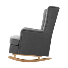 Load image into Gallery viewer, Grey Classic Rocking or Still Armchair-Furniture-The White Mall
