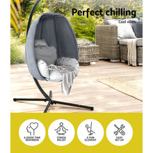 Load image into Gallery viewer, Gardeon Outdoor Furniture Egg Hammock Hanging Swing Chair Pod Lounge Chairs
