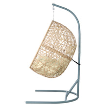 Load image into Gallery viewer, Stylish Swing Egg Chair Hammock by Gardeon with Stand Outdoor Cream
