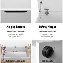 Load image into Gallery viewer, Keezi Linen Storage Kids Toy Box Storage Ottoman Bench-Baby &amp; Kids-The White Mall
