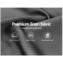 Load image into Gallery viewer, King Grey Storage Bed Frame Fabric Artiss Issa With Lift Storage-Artiss-The White Mall
