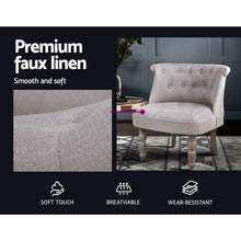 Load image into Gallery viewer, Lorraine Accent Chair French Provincial Beige-Accent chair-The White Mall
