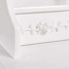 Load image into Gallery viewer, Luxurious High Quality White Feminine Dressing Table with Multiple Mirrors &amp; Stool-Dressing Table-The White Mall
