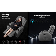 Load image into Gallery viewer, Luxury Electric Massage Recliner Chair - Grey-Health &amp; Beauty-The White Mall
