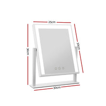 Load image into Gallery viewer, Embellir LED Makeup Mirror Hollywood Standing Mirror Tabletop Vanity White
