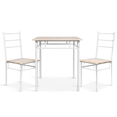 Artiss 3 Piece Dining Set - Natural