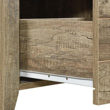 Load image into Gallery viewer, Modern Bedside Table With 2 Drawers in Oak-Does not apply-The White Mall
