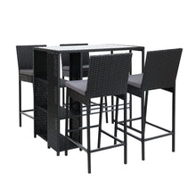 Load image into Gallery viewer, Gardeon Outdoor Bar Set Table Stools Furniture Dining Chairs Wicker Patio Garden
