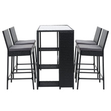 Load image into Gallery viewer, Gardeon Outdoor Bar Set Table Stools Furniture Dining Chairs Wicker Patio Garden
