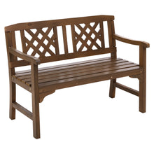 Load image into Gallery viewer, Gardeon Wooden Garden Bench 2 Seat Patio Furniture Timber Outdoor Lounge Chair Natural
