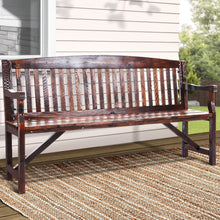 Load image into Gallery viewer, Gardeon Wooden Garden Bench Chair Natural Outdoor Furniture Décor Patio Deck 3 Seater
