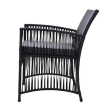 Load image into Gallery viewer, Gardeon Patio Furniture Outdoor Bistro Set Dining Chairs Setting 3 Piece Wicker
