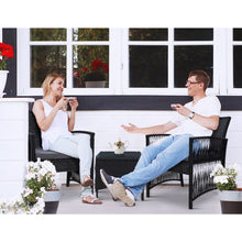 Load image into Gallery viewer, Gardeon Patio Furniture Outdoor Bistro Set Dining Chairs Setting 3 Piece Wicker
