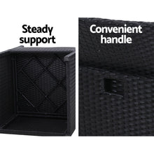 Load image into Gallery viewer, Gardeon Patio Furniture Dining Chairs Table Patio Setting Bistro Set Wicker Tea Coffee Cafe Bar Set
