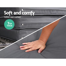 Load image into Gallery viewer, Gardeon Outdoor Lounge Setting Patio Furniture Sofa Wicker Garden Rattan Set Day Bed Grey
