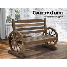 Load image into Gallery viewer, Gardeon Park Bench Wooden Wagon Chair Outdoor Garden Backyard Lounge Furniture
