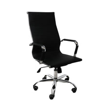 Load image into Gallery viewer, Office Chair Gaming Chair Home Work Study PU Mat Seat High-Back Computer Black-The White Mall-The White Mall
