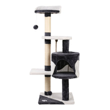 Load image into Gallery viewer, i.Pet Cat Tree 112cm Trees Scratching Post Scratcher Tower Condo House Furniture Wood
