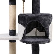 Load image into Gallery viewer, i.Pet Cat Tree 112cm Trees Scratching Post Scratcher Tower Condo House Furniture Wood
