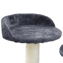 Load image into Gallery viewer, i.Pet Cat Tree 134cm Trees Scratching Post Scratcher Tower Condo House Furniture Wood Grey
