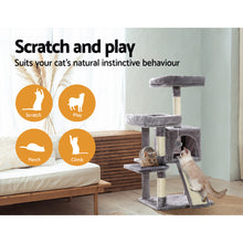 Load image into Gallery viewer, i.Pet Cat Tree Tower Scratching Post Scratcher Wood Condo House Bed Trees 103cm
