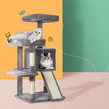Load image into Gallery viewer, i.Pet Cat Tree Tower Scratching Post Scratcher Wood Condo House Bed Trees 103cm
