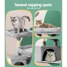 Load image into Gallery viewer, i.Pet Cat Tree Tower Scratching Post Scratcher Wood Condo House Bed Trees 69cm
